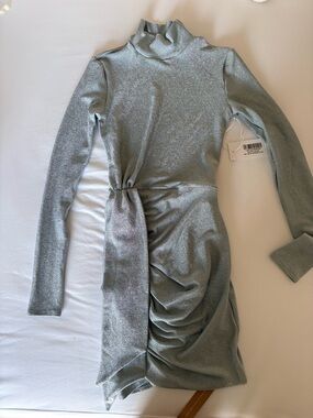 NWT Reformation Paprika Dress in Shimmery Blue